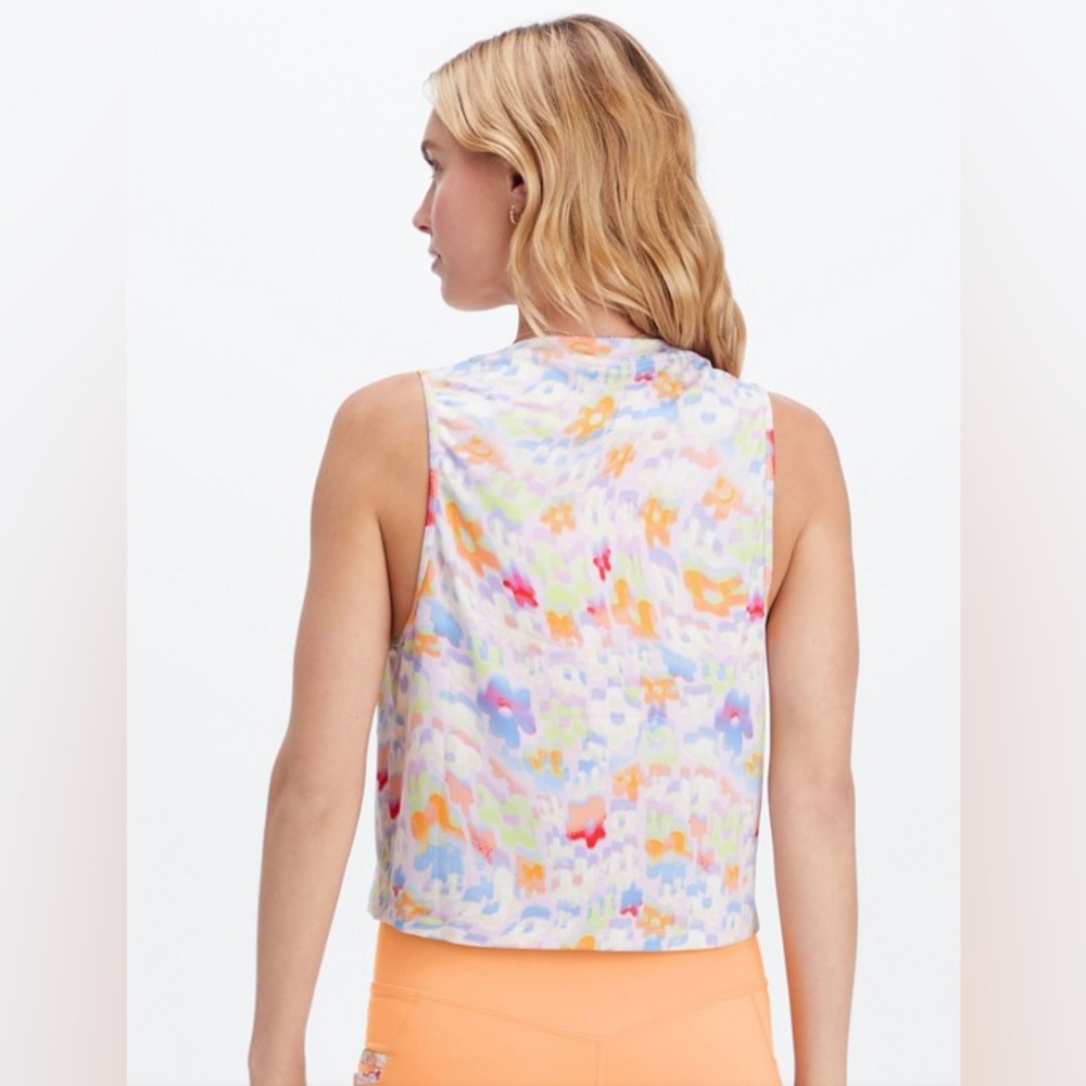 Fabletics Women's Dry-Flex Muscle Tank Size - M - New Wave Floral - Picture 9 of 11